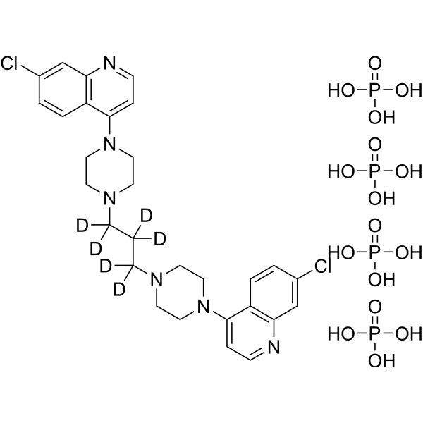 Piperaquine-d6 tetraphosphate (piperaquine-d6 phosphate)